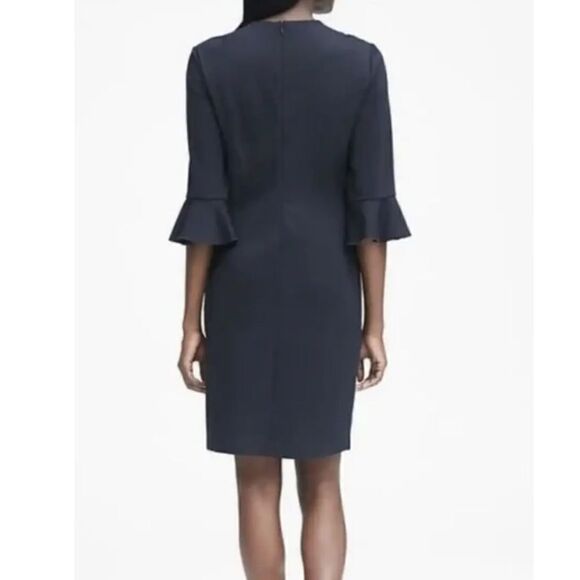 Banana Republic Plum Flutter Sleeve Shift Dress - Picture 4 of 6